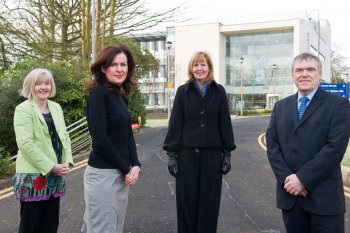 Professor Deirdre Heenan, Donna Cartin, Alison Smyth and David Funston