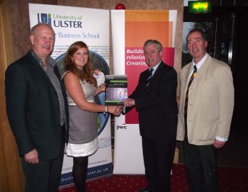 Professor Bob McCullagh, Sarah Black, John Simpson and Dr Norry McBride