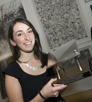 Second-year Silversmithing and Jewellery student Rebecca Hume