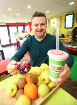 Michael Nugent who runs Sucos Shake ‘n’ Juice